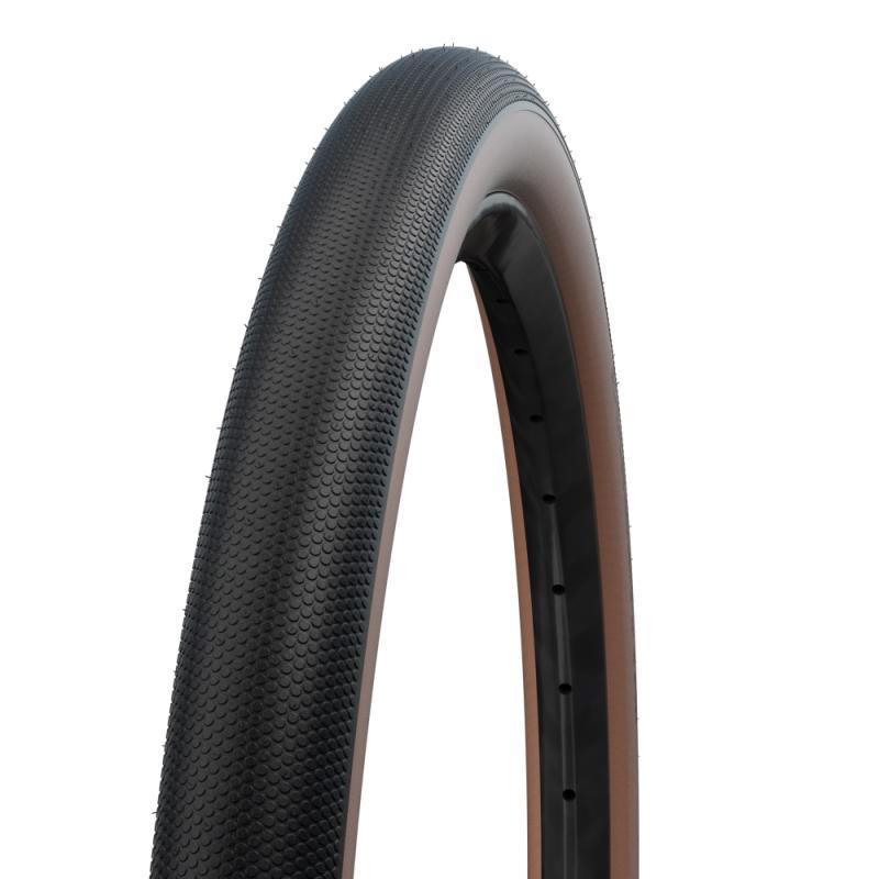 Schwalbe G-One Speed Tire, 27.5 x 2.00 (50-584), Bronze Skin, RaceGuard, Tubeless Easy, Addix, Folding