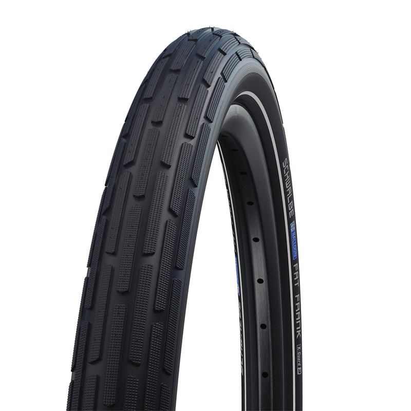 Schwalbe Fat Frank Tire, 27.5 x 2.35 (60-584), Black w/Reflective Strip, K-Guard, Wire