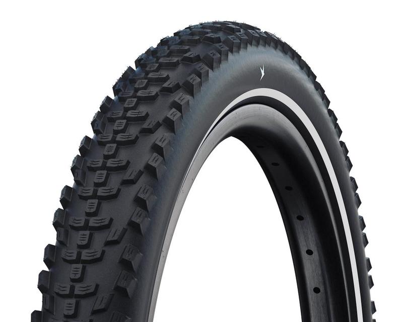 Schwalbe Smart Sam Cargo Tire, 24 x 2.35 (60-507), Black w/Reflex, Super Defense, Addix E Compound, Wire