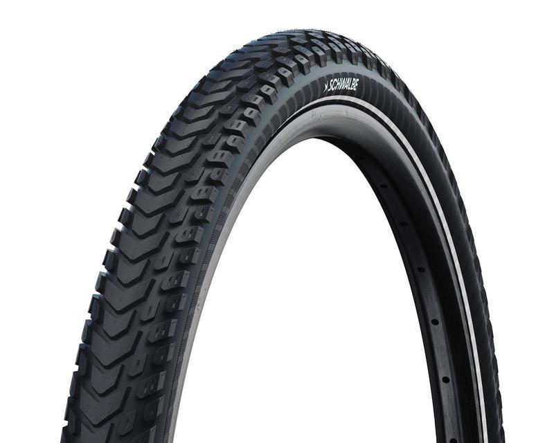 Schwalbe Marathon Mondial Pro Tire, 29 x 2.25 (57-622), Black w/Reflective Strip, Double Defense, Addix, Folding