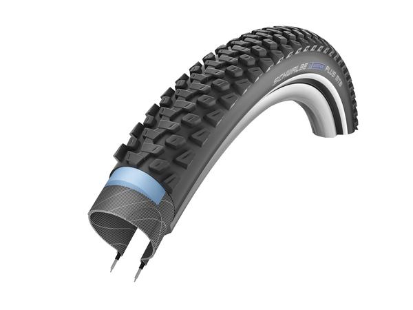 Schwalbe Marathon Plus MTB Tire 27.5 x 2.25 (57-584) Black, Reflective Strip, SmartGuard, Dual Compound, Wire