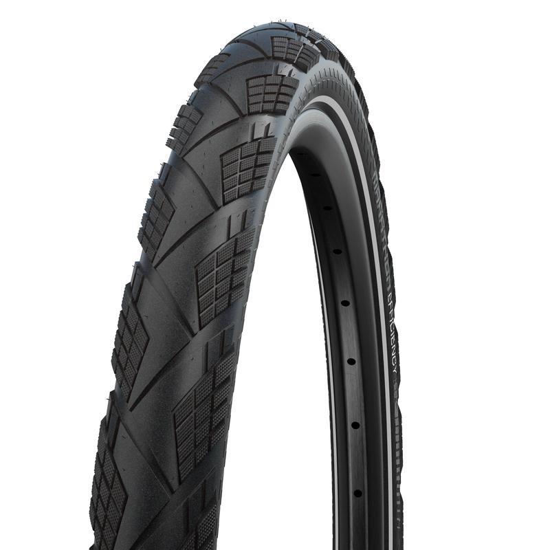 Schwalbe Marathon Efficiency Tire, 27.5 x 2.35 (60-584), Black w/Reflective Strip, Super Race, V-Guard, Addix Race, Folding