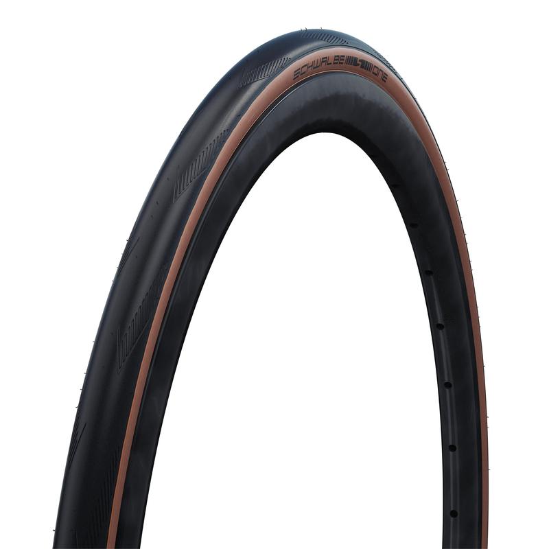 Schwalbe One Tire, 700 x 28c (28-622), Bronze Skin, MicroSkin, RaceGuard, Tubeless-Easy, Addix, Folding
