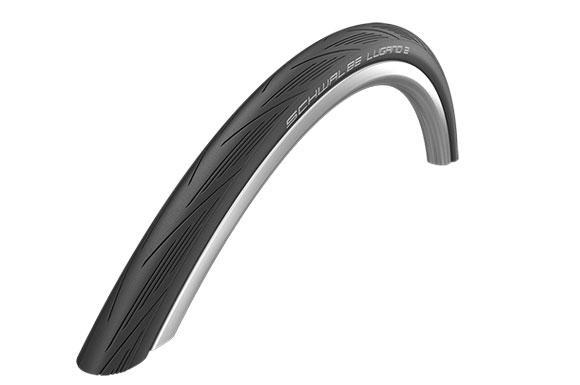 Schwalbe Lugano ll EnduranceTire 700 x 25C (25-622) Black, Reinforced Tread, Silica, Wire