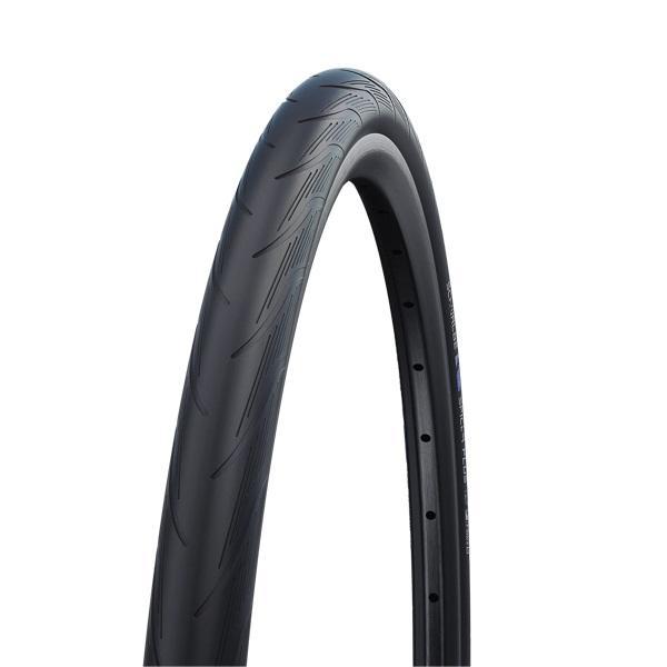 Schwalbe Spicer Plus Tire, 26 x 1.50 (40-559) Black w/Reflective Strip, PunctureGuard, Green Compound, Wire