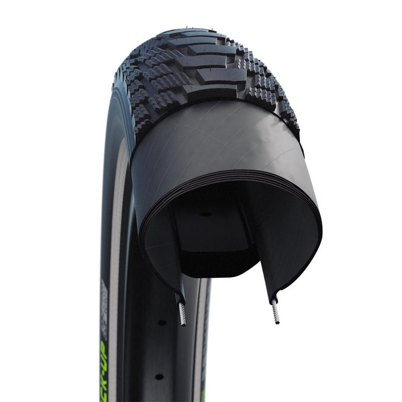 Schwalbe, PICK-UP, Hybrid Tire, 20'' x 2.35, Wire, Clincher, Addix E, Super Defense, 2 x 67 EPI, Black