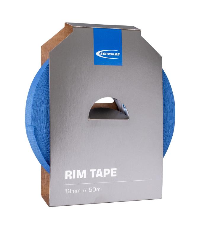 Schwalbe Textile/Cloth Rim Tape, 19mm width, 50 meter bulk roll /each