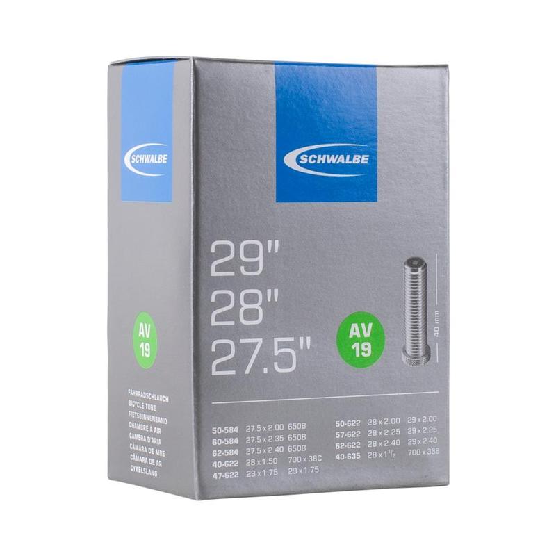 Schwalbe Tube AV 19, 700 x 40/62c (29 x 1.5-2.4), 40mm Schrader Valve /each