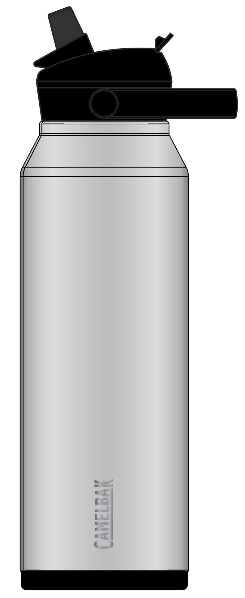 THRIVE FLIP STRAW VSS 40OZ STAINLESS