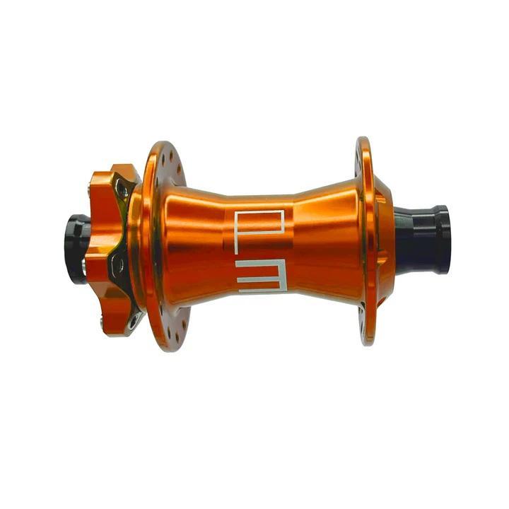 Project 321 G3 Front Hub, 6-Lock, 28 Hole, 15mm x 110mm, Orange