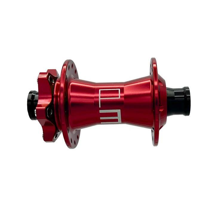 Project 321 G3 Front Hub, 6-Lock, 28 Hole, 15mm x 110mm, Ruby Red