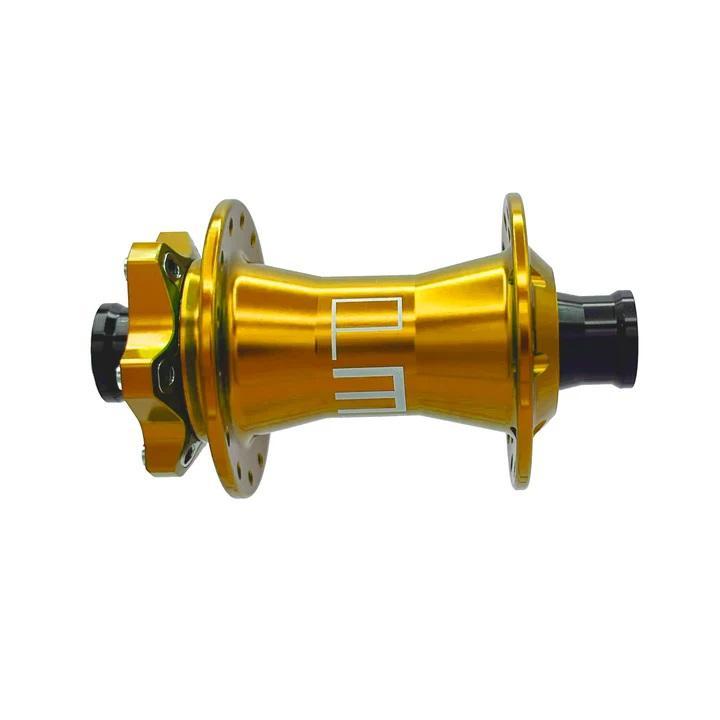 Project 321 G3 Front Hub, 6-Lock, 28 Hole, 15mm x 110mm, Gold