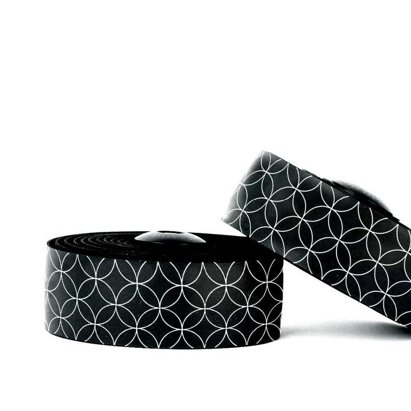 Burgh Cycling Silicone Gel Handlebar Tape, Nexus, White Print