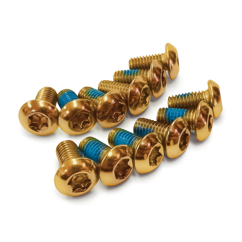 ASHIMA - STEEL ROTOR BOLT SET - GOLD