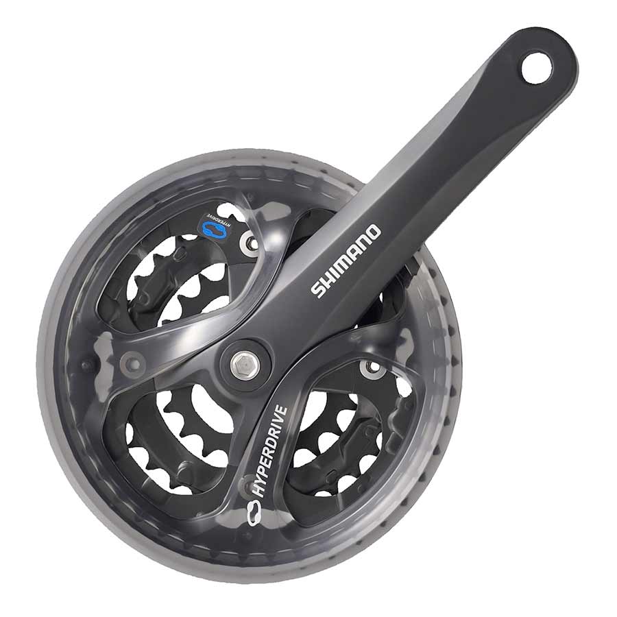Shimano, Acera FC-M361, Crankset, MTB, 6/7/8 sp., 22/32/42T, BCD:64/104, Square, 175mm, Black