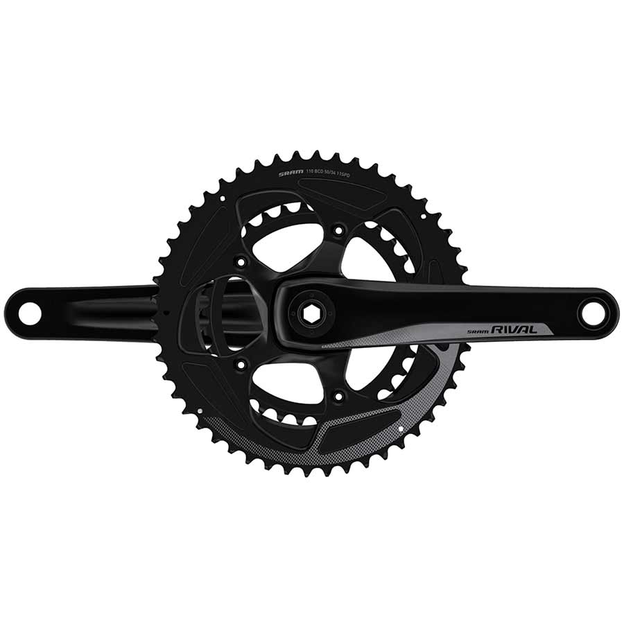 SRAM, Rival22, Crankset, 11sp., 172.5mm, 34/50T, BCD:110mm, GXP, 44.5mm, Black