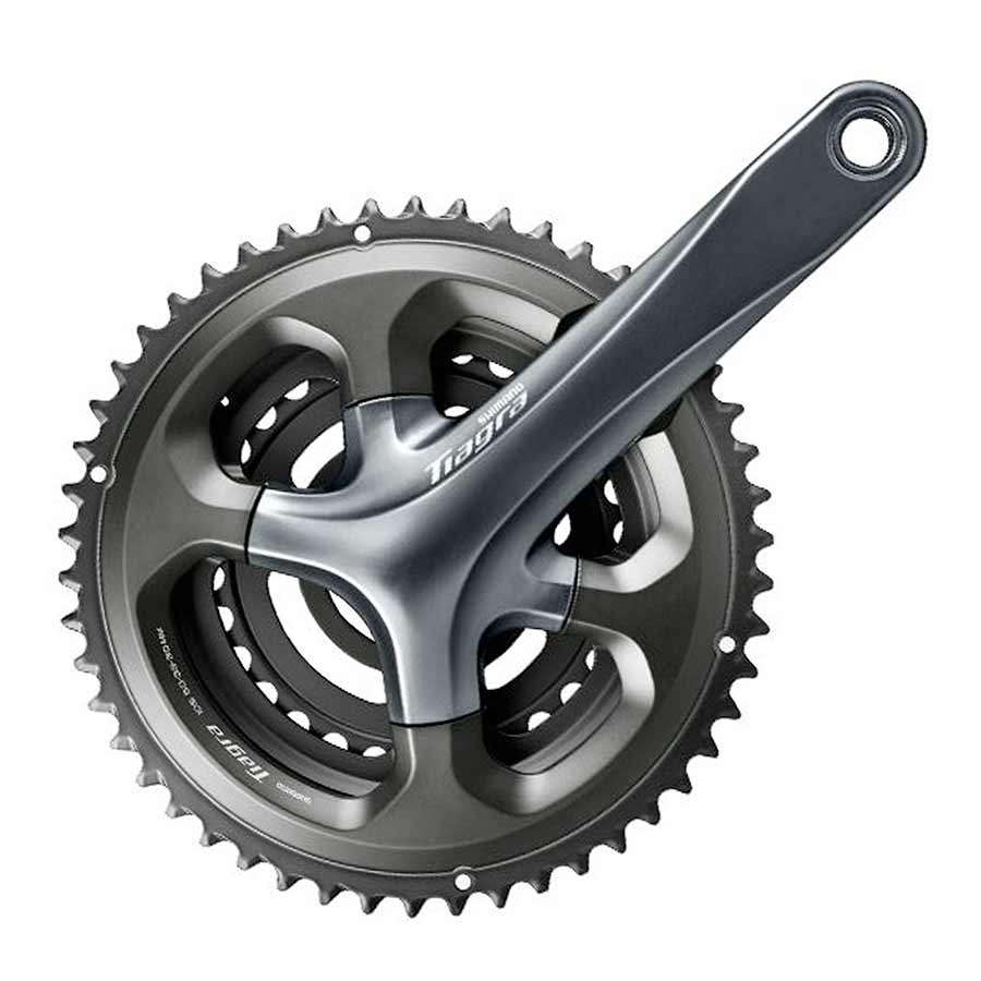 FRONT CHAINWHEEL, FC-4703, TIAGRA TRIPLE 170MM 2-PCS FC, FOR REAR 10-SPEED 50X39X30T, W/O BB PARTS