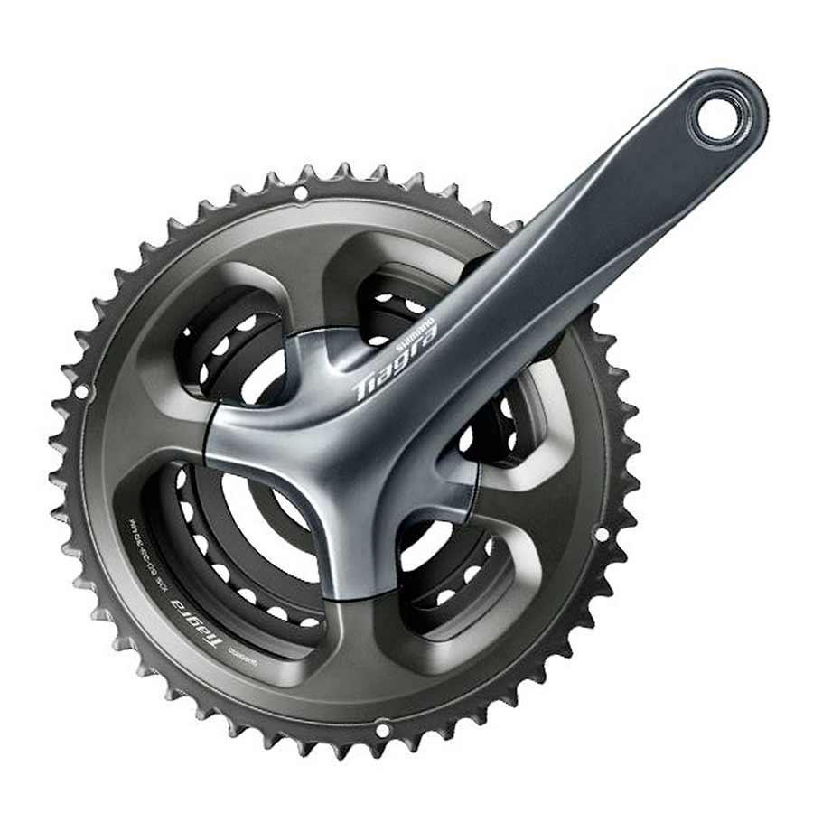 FRONT CHAINWHEEL, FC-4703, TIAGRA TRIPLE 172.5MM 2-PCS FC, FOR REAR 10-SPEED 50X39X30T, W/O BB PARTS