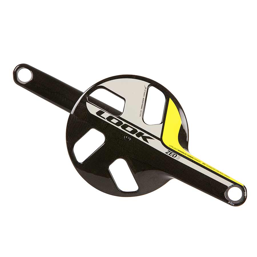 Look, Zed 3, Crankset, Road, 11 sp., 65mm, No Chainring, BCD:110/130, 155-160, Black