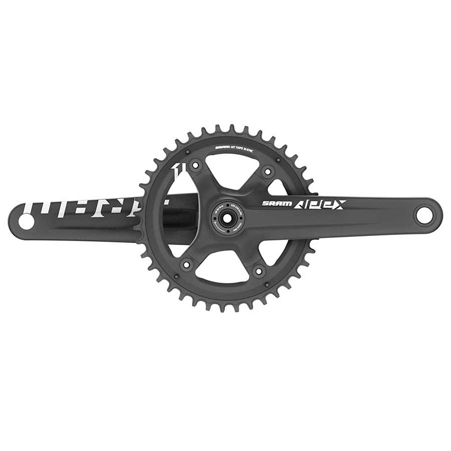 SRAM, Apex 1, Crankset, 10/11 sp., 175mm, 42T, BCD:110, GXP, 45.5mm, Black