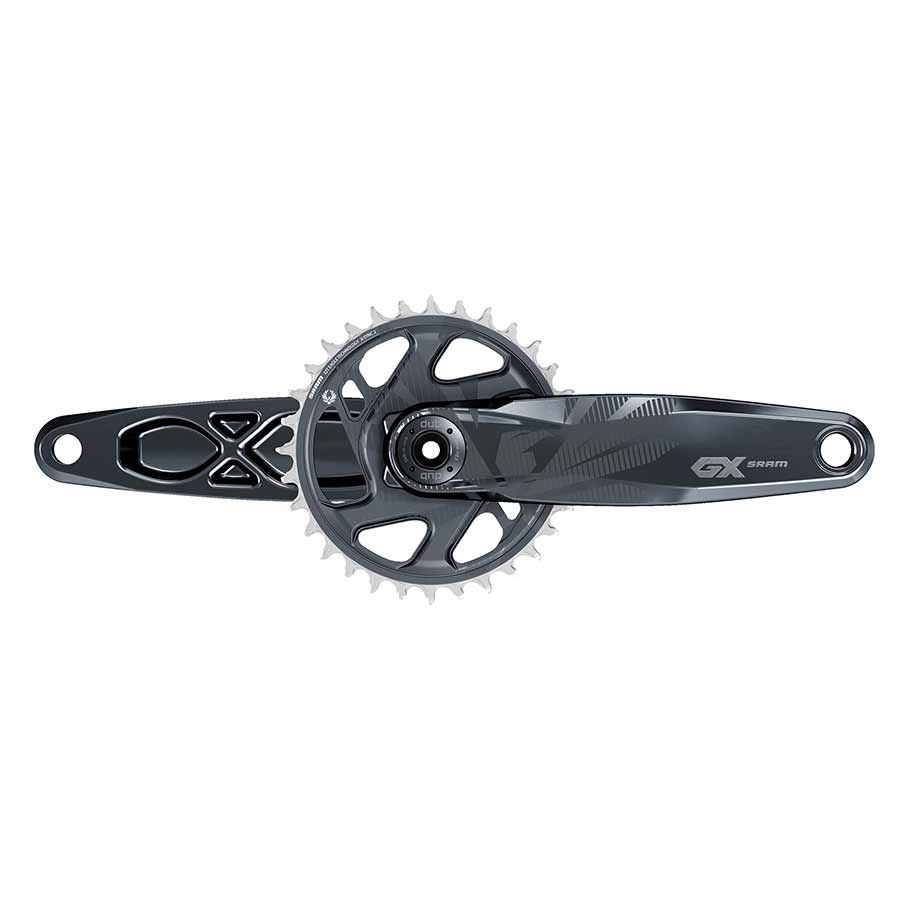 SRAM, GX Eagle DUB C1, Crankset, Speed: 11/12, Spindle: 28.99mm, BCD: Direct Mount, 32, DUB, 165mm, Black, SuperBoost+