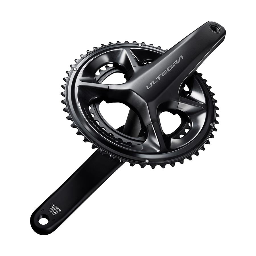 Shimano, Ultegra FC-R8100, Crankset, Speed: 12, Spindle: 24mm, BCD: 110, 36/52, Hollowtech II, 175mm, Black, Road Disc, IFCR8100EX26