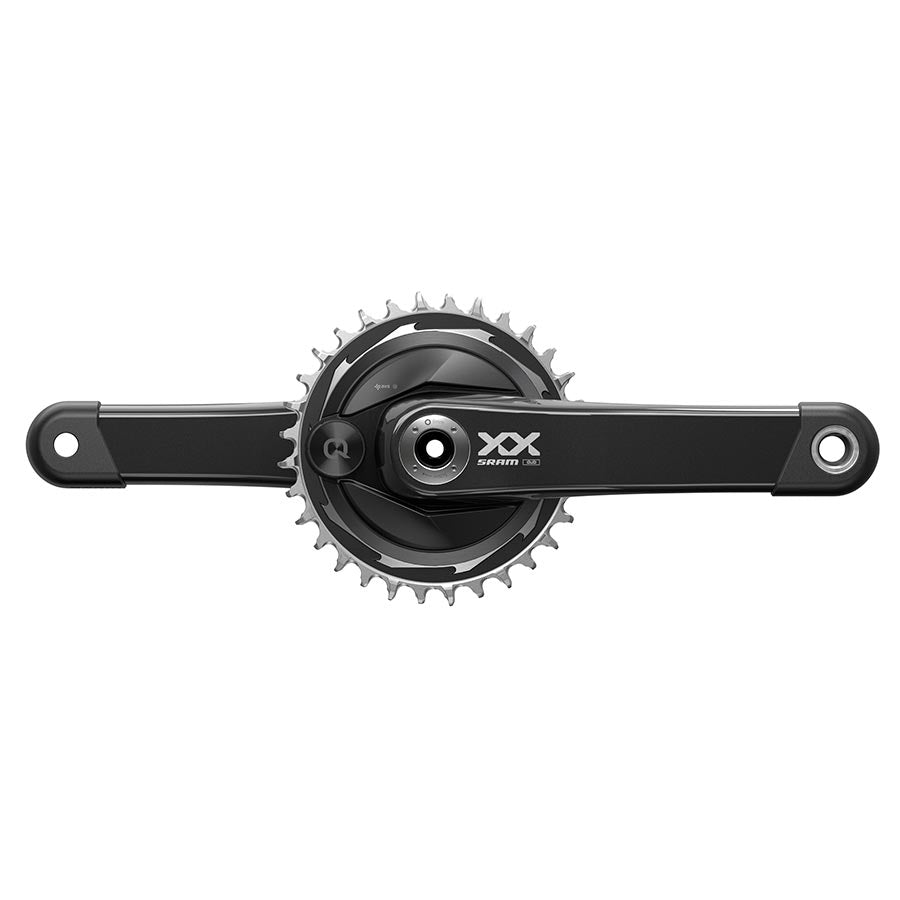 SRAM, XX T-Type Spider Power Meter, Power Meter Crankset, Speed: 12, Spindle: 28.99mm, BCD: Thread Mount, 32, DUB, 165mm, Black, Boost