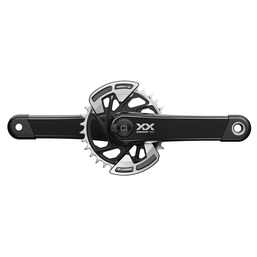 SRAM, XX T-Type Spindle Power Meter, Power Meter Crankset, Speed: 12, Spindle: 28.99mm, BCD: Direct Mount, 32, DUB, 170mm, Black, Boost