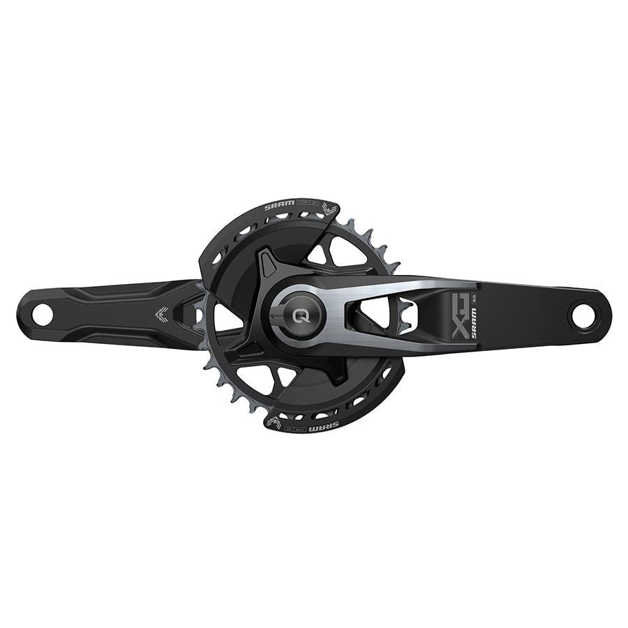 SRAM, X0 T-Type Spindle Power Meter, Power Meter Crankset, Speed: 12, Spindle: 28.99mm, BCD: Direct Mount, 32, DUB, 165mm, Black, Boost