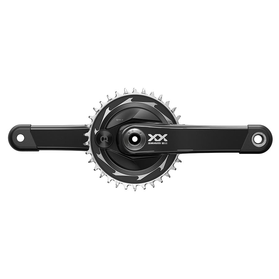 SRAM, XX SL T-Type Power Meter, Power Meter Crankset, Speed: 12, Spindle: 28.99mm, BCD: Thread Mount, 34, DUB, 165mm, Black, Boost