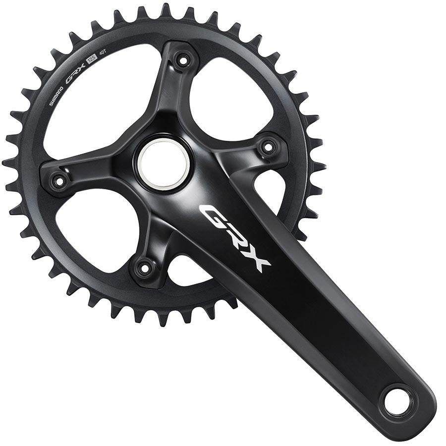 Shimano, GRX FC-RX820-1, Crankset, Speed: 12, Spindle: 24mm, BCD: 110, 40, Hollowtech II, 172.5mm, Black, Road Disc