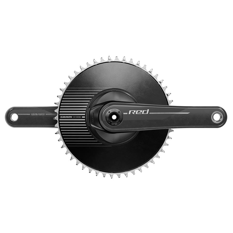SRAM, Red DUB 1x Aero E1, Crankset, Speed: 12, Spindle: 28.99mm, BCD: Direct Mount SRAM 8 Bolt, 50, DUB, 167.5mm, Black, Road