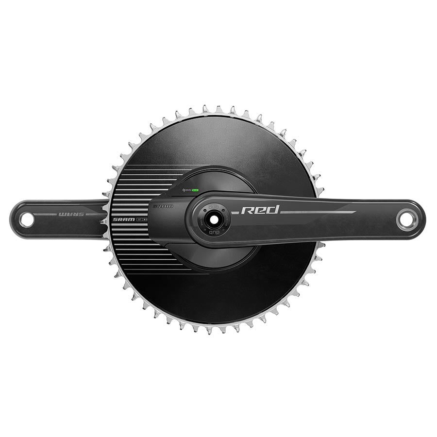 SRAM, Red AXS 1x Aero Power Meter E1, Power Meter Crankset, Speed: 12, Spindle: 28.99mm, BCD: Direct Mount SRAM 8 Bolt, 50, DUB, 175mm, Black, Road