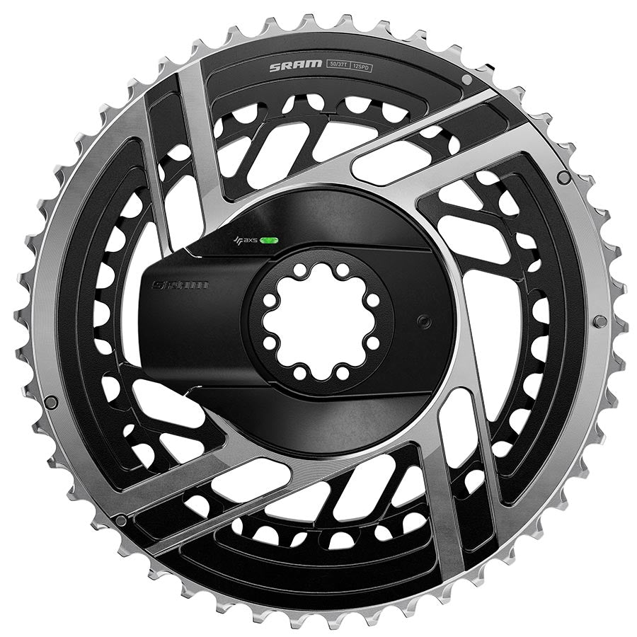 SRAM, Red AXS E1 Power Kit 2x, Power Meter Chainring, Speed: 12, BCD: Direct Mount SRAM 8 Bolt, 52/39