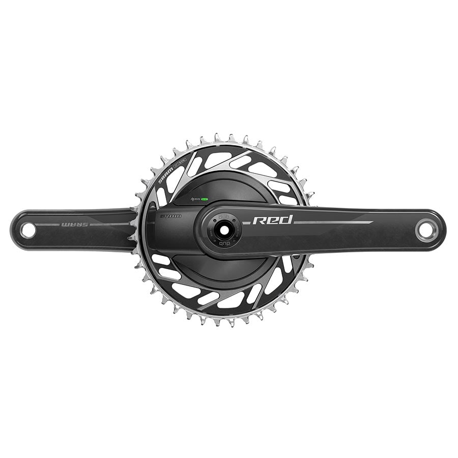 SRAM, Red AXS 1x XPLR Power Meter E1, Power Meter Crankset, Speed: 12/13, Spindle: 28.99mm, BCD: Thread Mount, 40, DUB, 172.5mm, Black, Road Disc