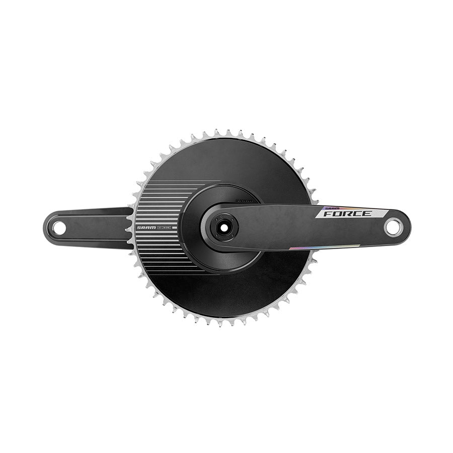 SRAM, Force 1x Aero E1, Crankset, Speed: 12/13, Spindle: 28.99mm, BCD: Direct Mount SRAM 8 Bolt, 50, DUB, 175mm, Black, Road
