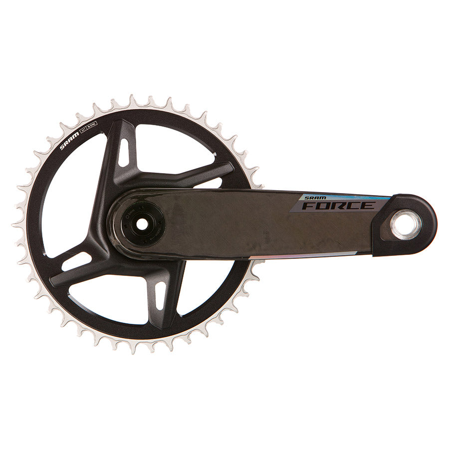 SRAM, Force 1x XPLR E1, Crankset, Speed: 12/13, Spindle: 28.99mm, BCD: Direct Mount SRAM 8 Bolt, 42, DUB, 172.5mm, Black, Road