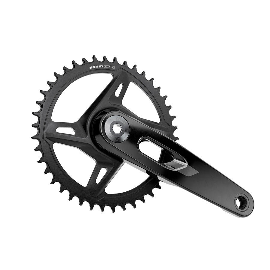 SRAM, Rival 1x XPLR E1, Crankset, Speed: 12/13, Spindle: 28.99mm, BCD: Direct Mount SRAM 8 Bolt, 42, DUB, 170mm, Black, Road