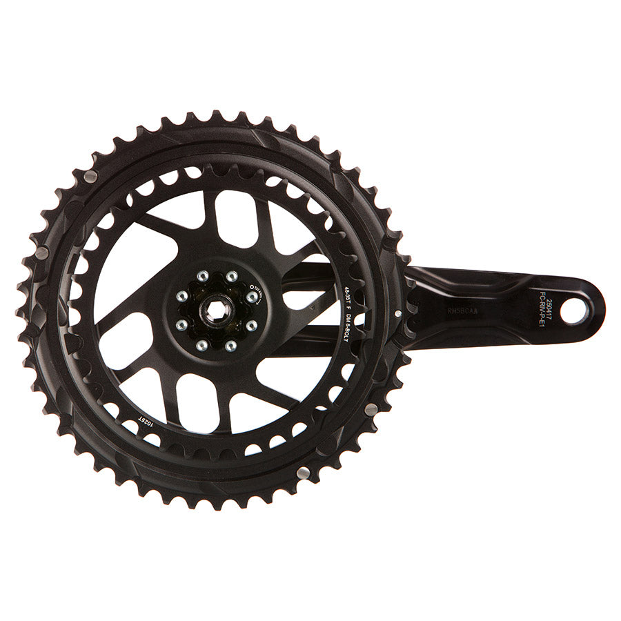 SRAM, Rival 2x Powermeter E1, Power Meter Crankset, Speed: 12, Spindle: 28.99mm, BCD: Direct Mount SRAM 8 Bolt, 48/35, DUB, 170mm, Black, Road