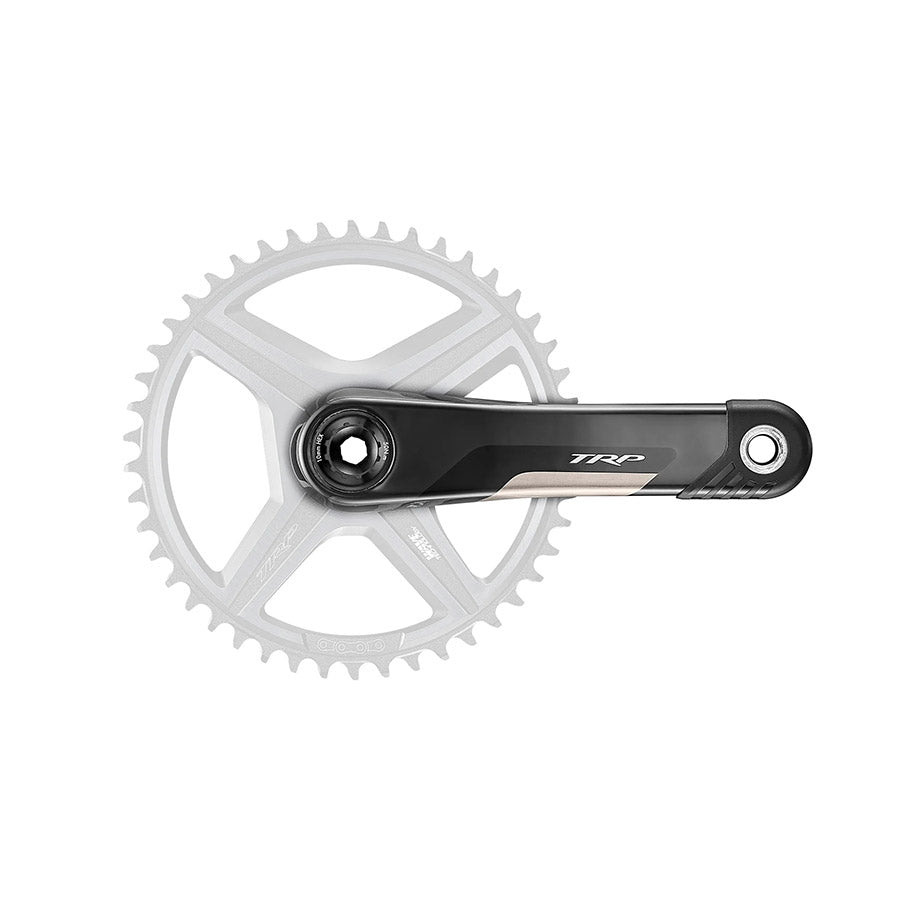 TRP, Vistar CK-G8000 Gravel, Crankset, Speed: 12, Spindle: 30mm, BCD: Direct Mount, BB30 83, 172.5mm, Black, Road Disc