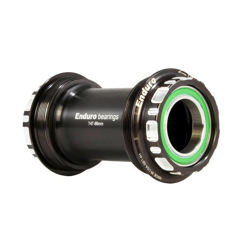 Enduro T47 XD-15 Bottom Bracket, Threaded, 24mm spindle, Black