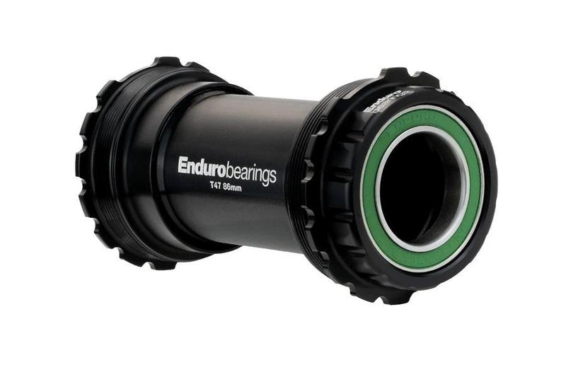Enduro T47A XD-15 Bottom Bracket, Threaded External, 24mm spindle, Black