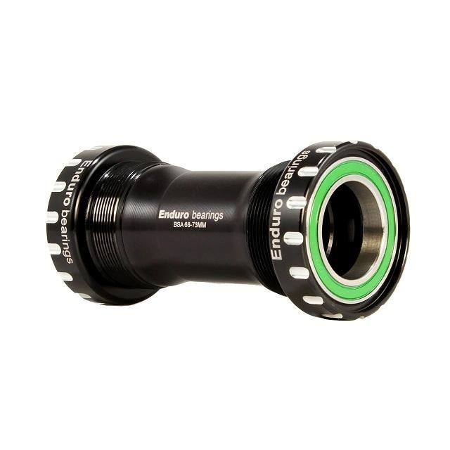 Enduro XD-15 Bottom Bracket, BSA 68mm to 24mm spindle, Black