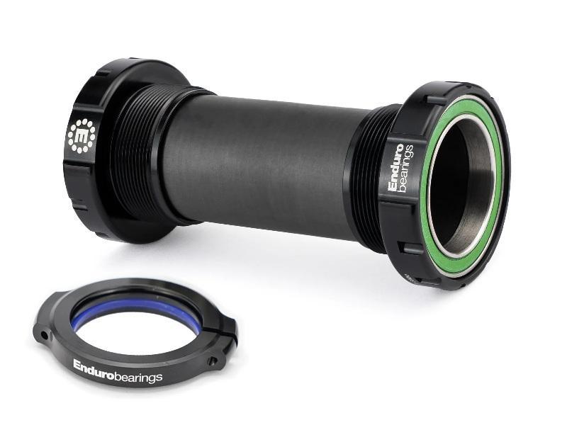 Enduro XD-15 Bottom Bracket, BSA 68mm to 30mm spindle, Black