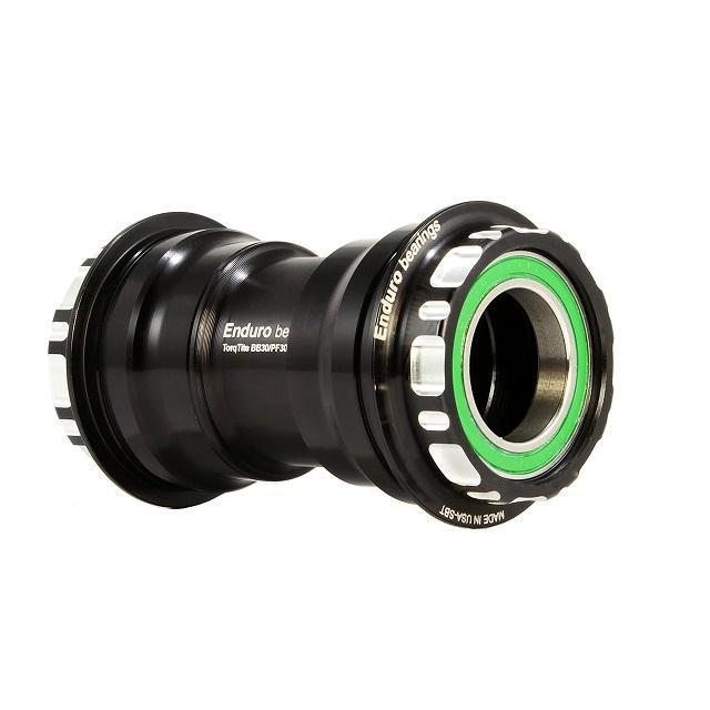 Enduro XD-15 Bottom Bracket, PF30 to 24mm, Torqtite, Black