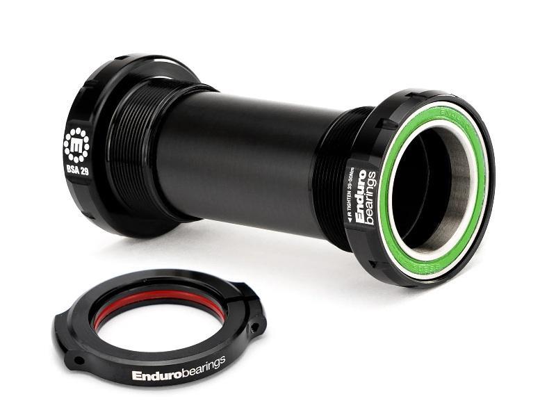 Enduro BSA Bottom Bracket, Stainless Steel Angular Contact Bearings, Black - Sram DUB