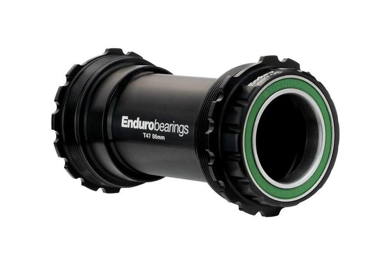 Enduro Bottom Bracket, Threaded T47A External, SRAM DUB 29mm Spindle, Stainless Steel Radial Bearings, Black