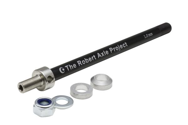 The Robert Axle Project Hitch Mount (Kid) Trailer Axle, 174mm or 180mm length, M12x1.75mm (KID211)