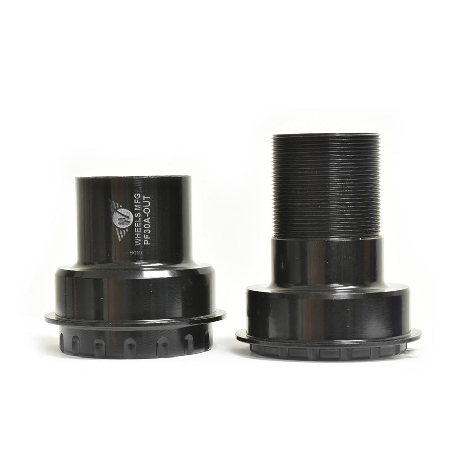 Wheels Manufacturing PF30A Frame to Hollowtech II Spindle Outboard Thread Together Bottom Bracket, Black