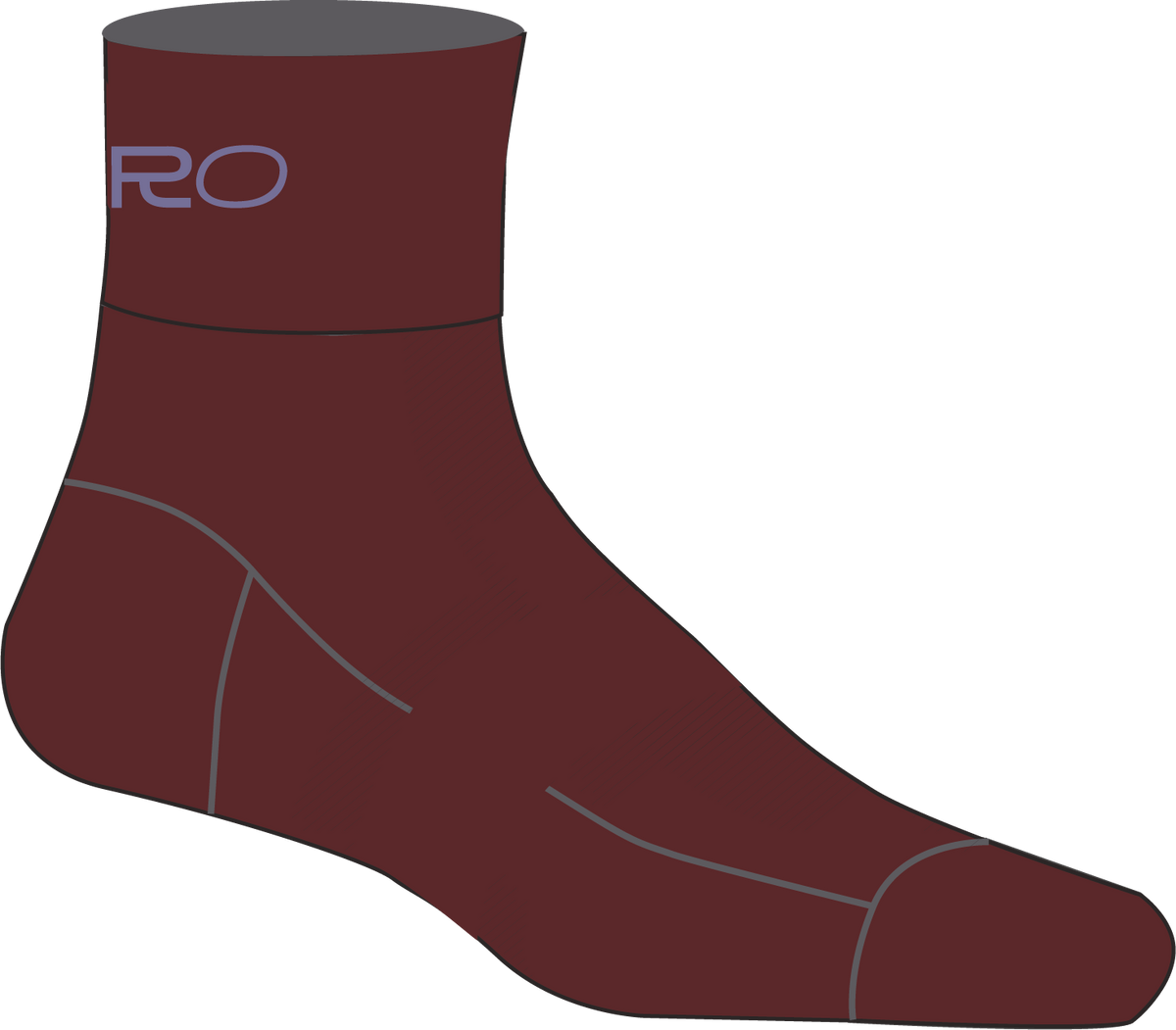 Comp Racer DARK MAROON L